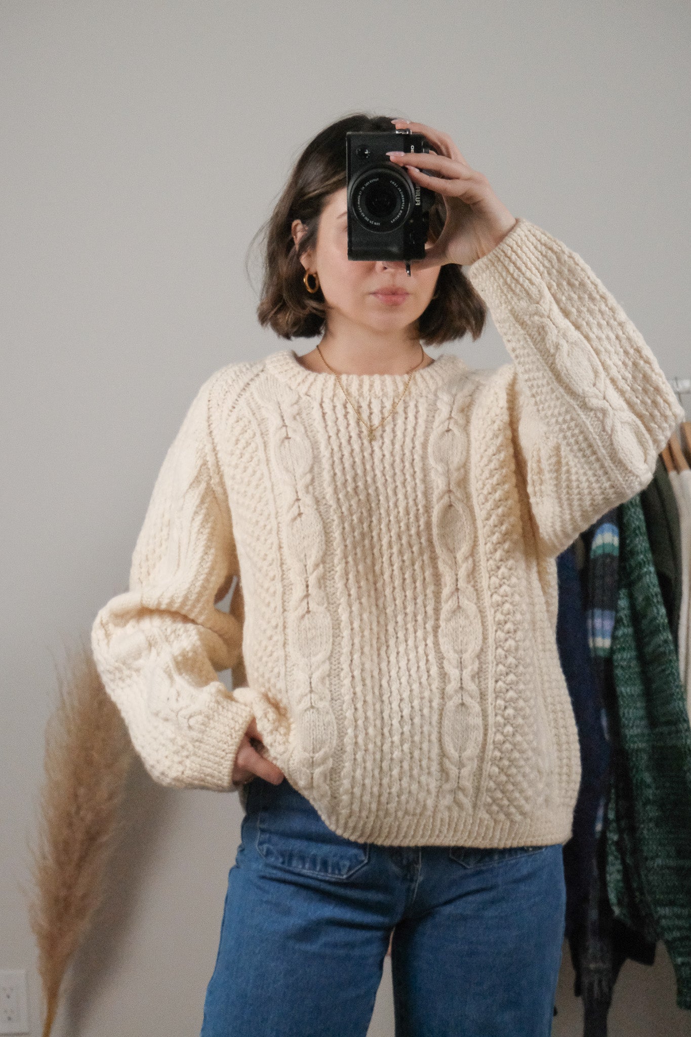 Vintage x Handknit Wool Fisherman Chunky Sweater (S-L)