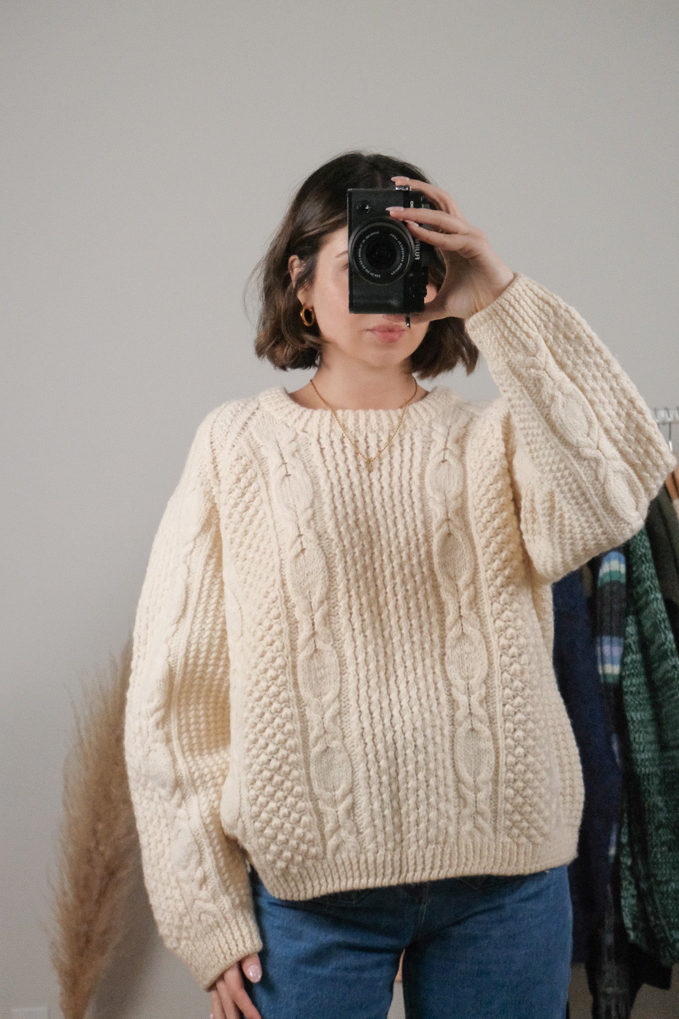 Vintage x Handknit Wool Fisherman Chunky Sweater (S-L)