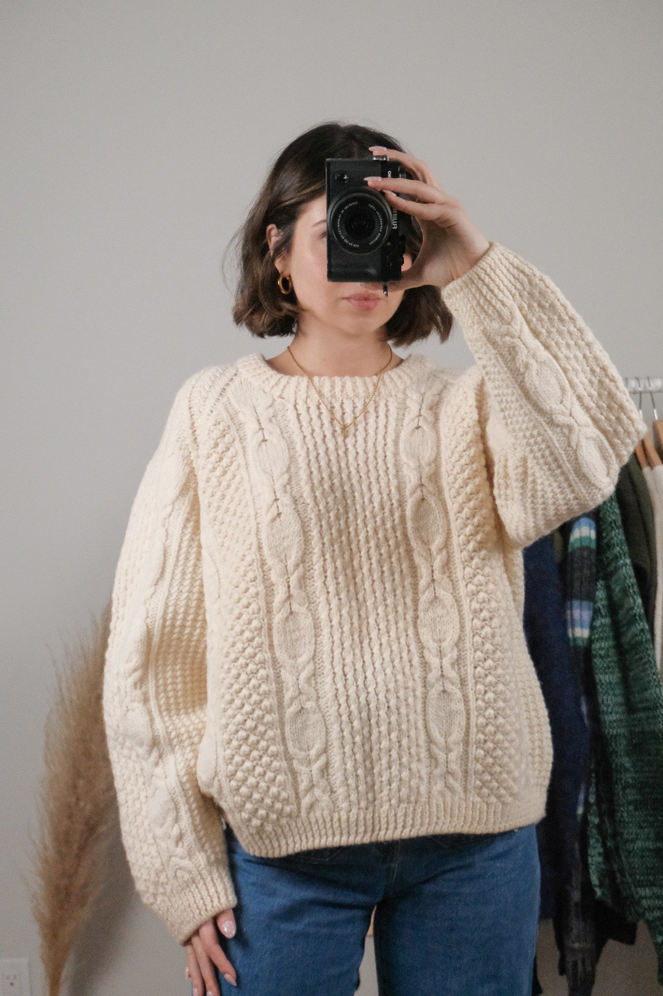 Vintage x Handknit Wool Fisherman Chunky Sweater (S-L)