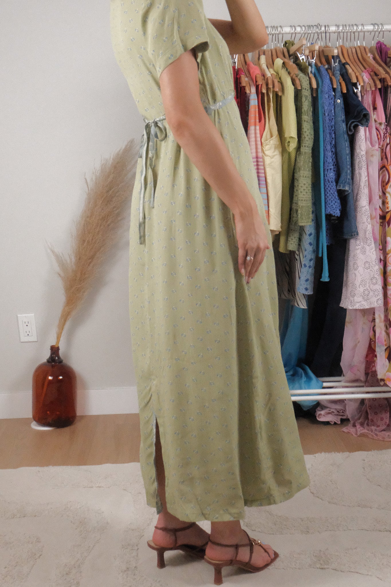 Vintage x April Cornell x Patterned Dress (S)