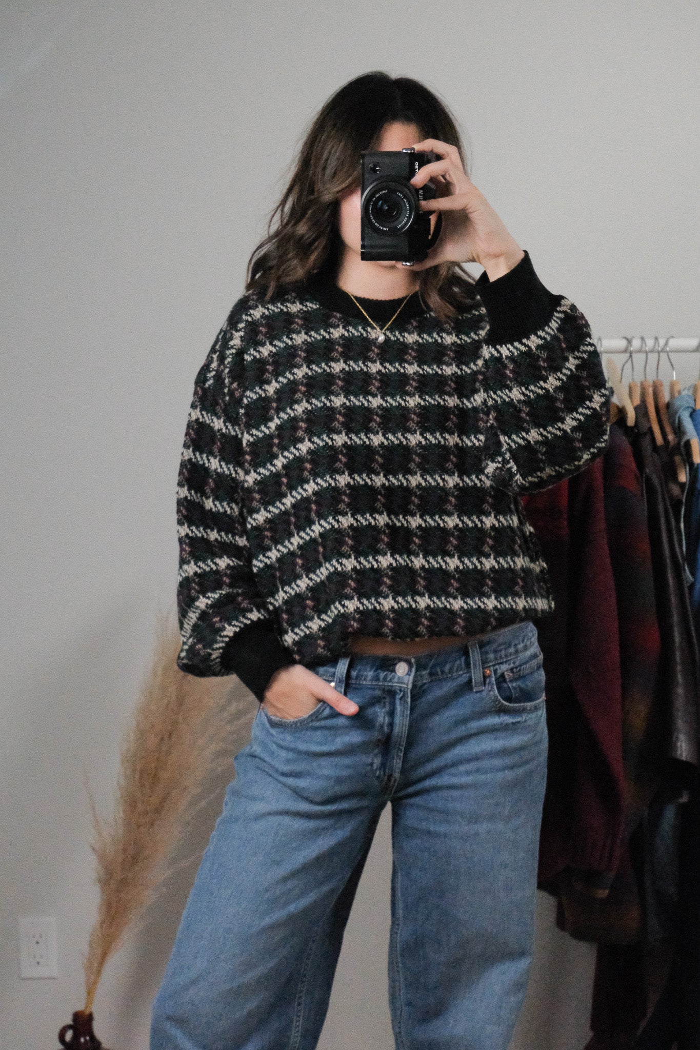 Vintage x Patterned Sweater (L/XL)