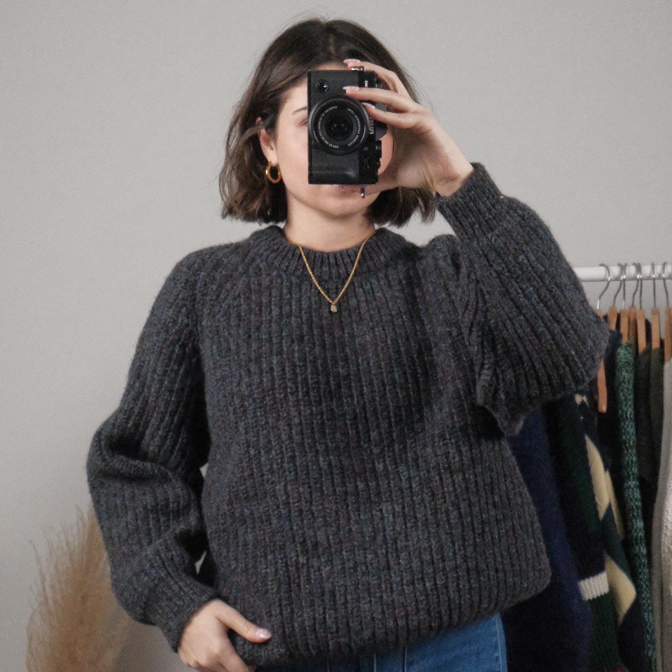 Made in Scotland x Vintage x Wool Chunky Knit (M/L)