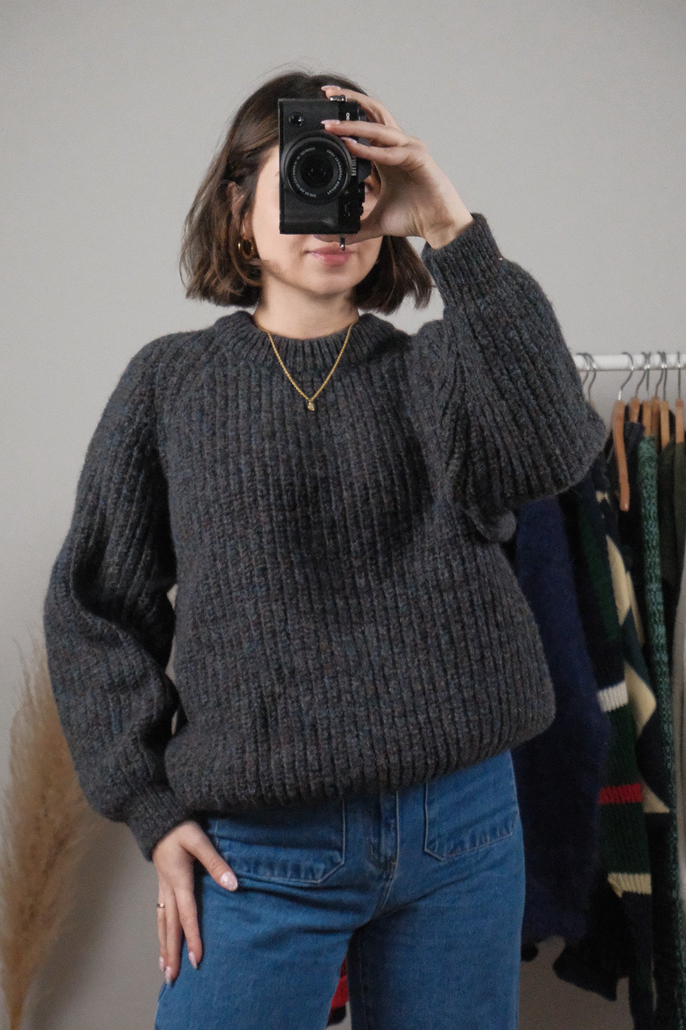 Made in Scotland x Vintage x Wool Chunky Knit (M/L)