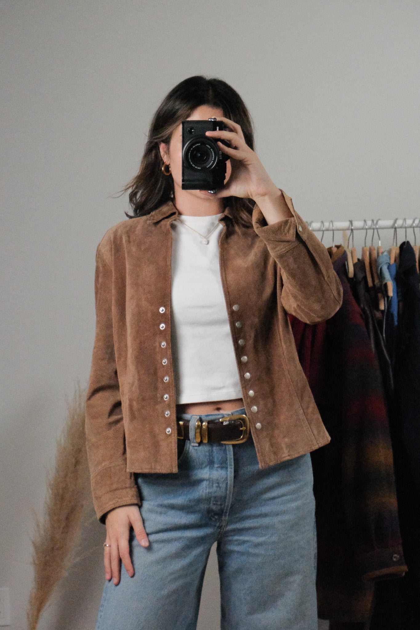 Vintage x Suede Overshirt/Jacket (S)