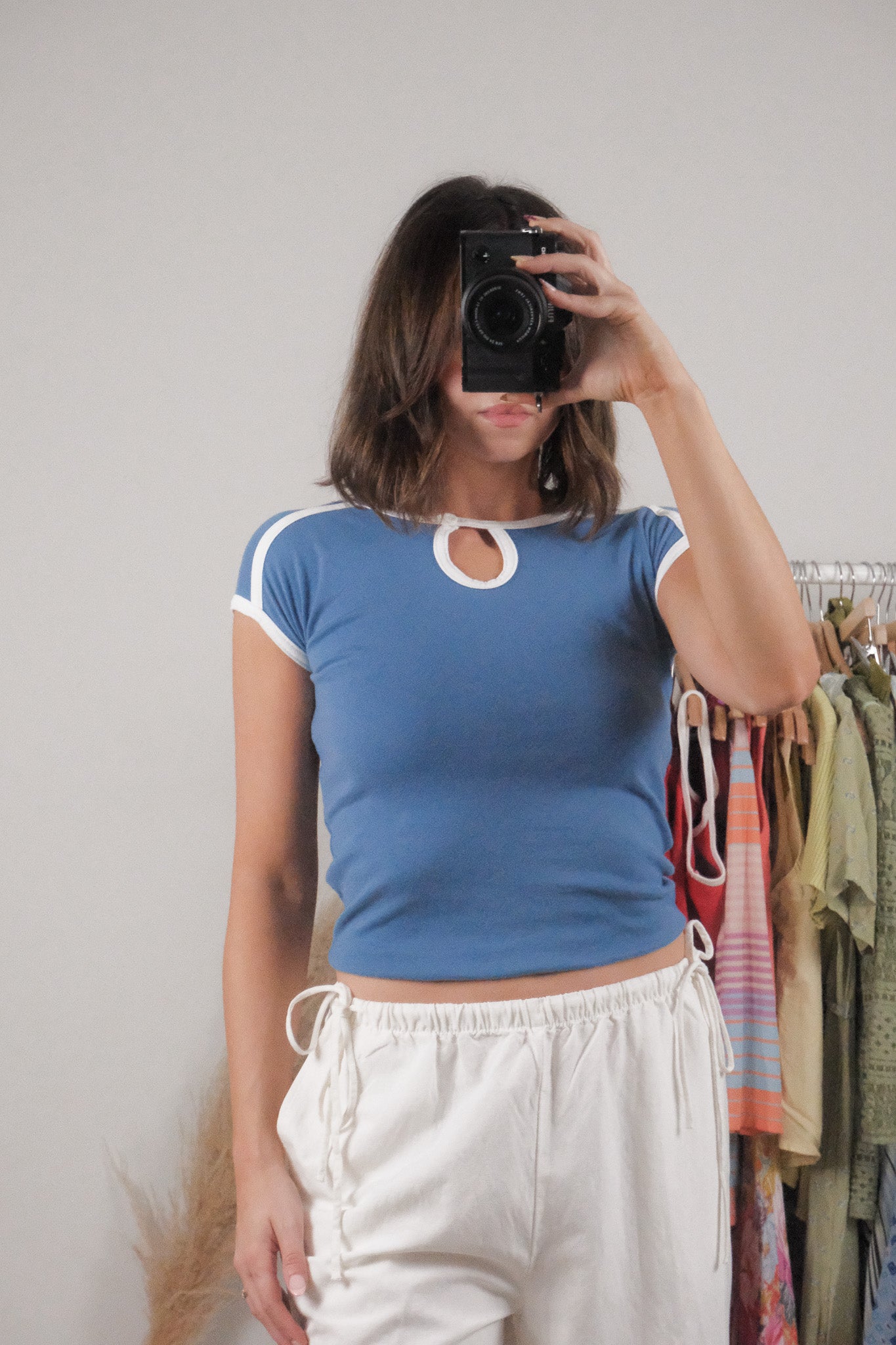 Vintage x Club Monaco x Keyhole T-Shirt (XS)