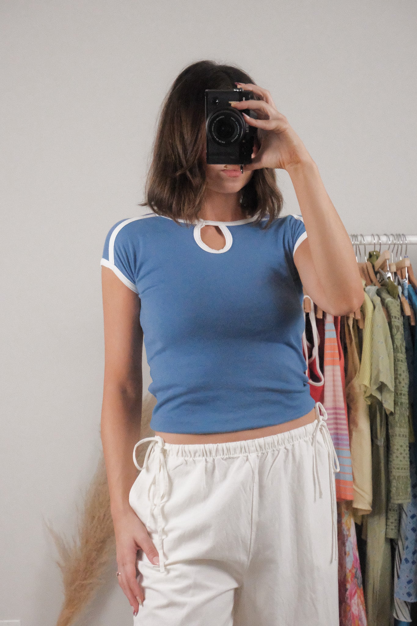 Vintage x Club Monaco x Keyhole T-Shirt (XS)