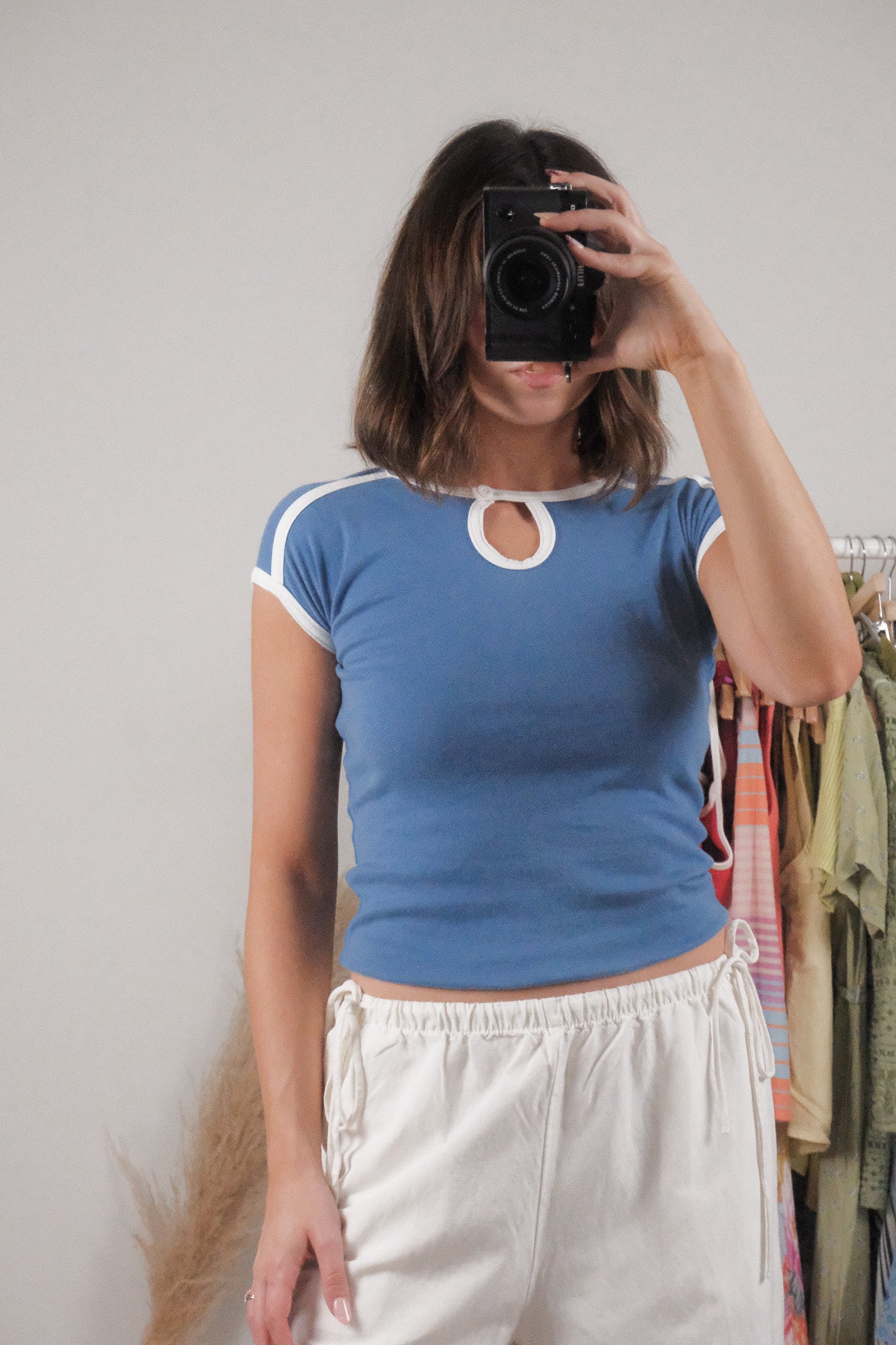 Vintage x Club Monaco x Keyhole T-Shirt (XS)