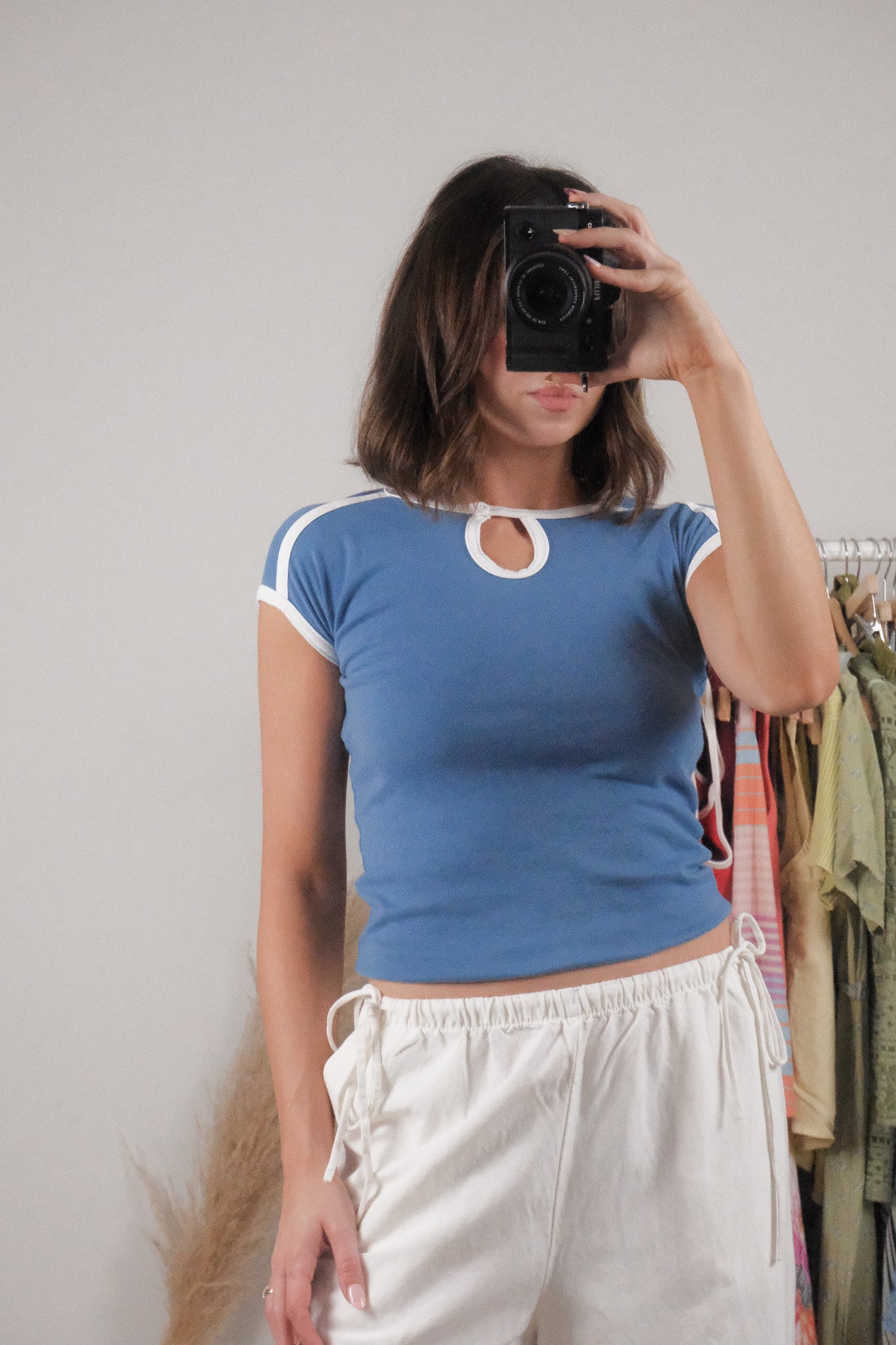 Vintage x Club Monaco x Keyhole T-Shirt (XS)