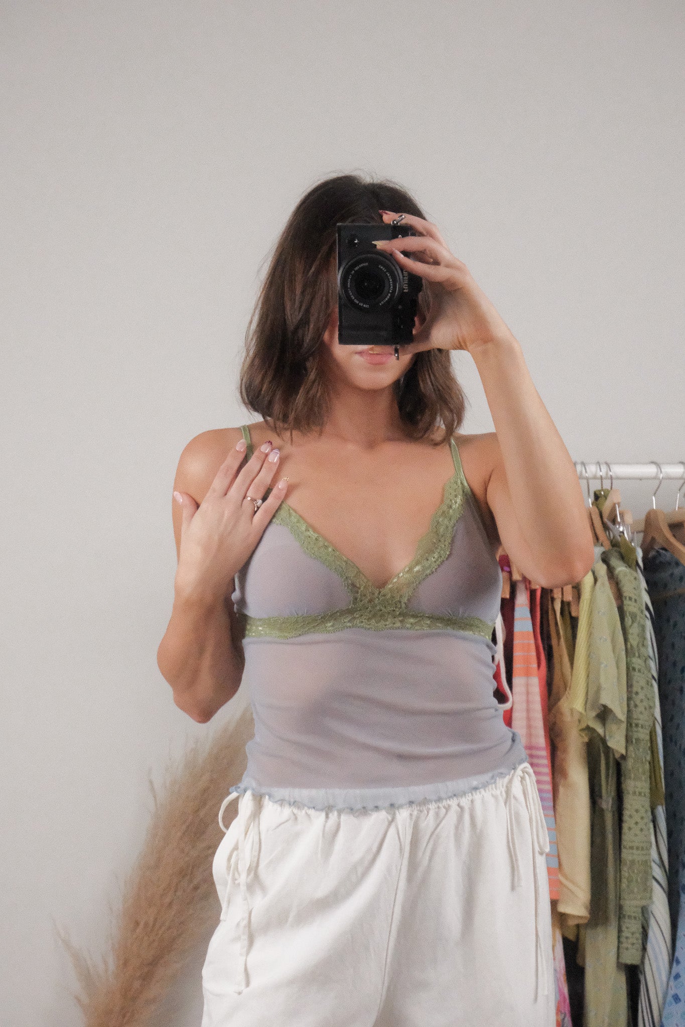 Vintage x Micromesh Lace Cami (S)