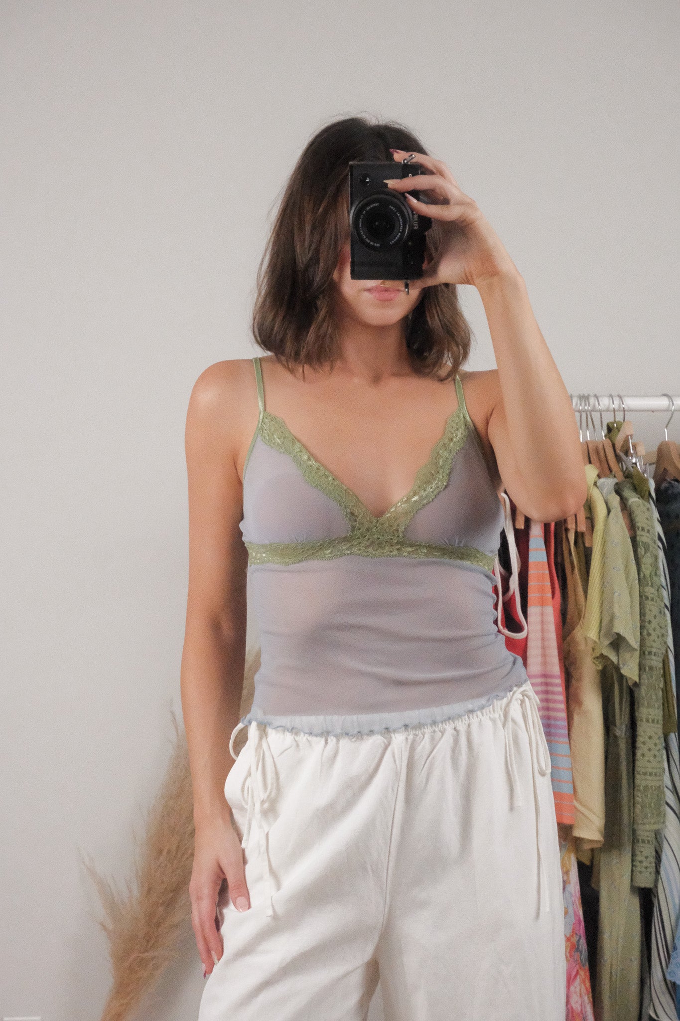 Vintage x Micromesh Lace Cami (S)