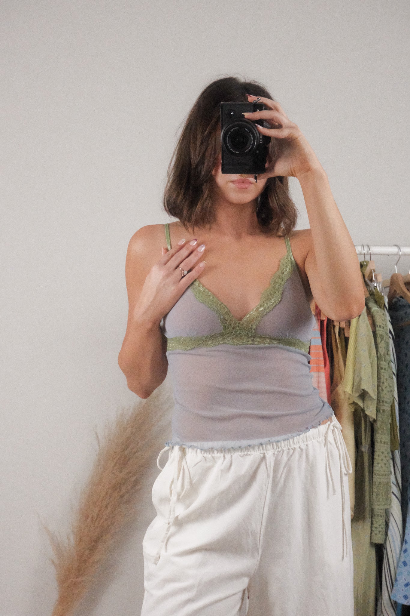 Vintage x Micromesh Lace Cami (S)