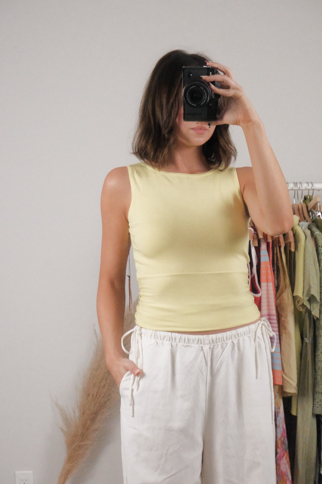 NWT x Silk Blend Cinched Tank (S)