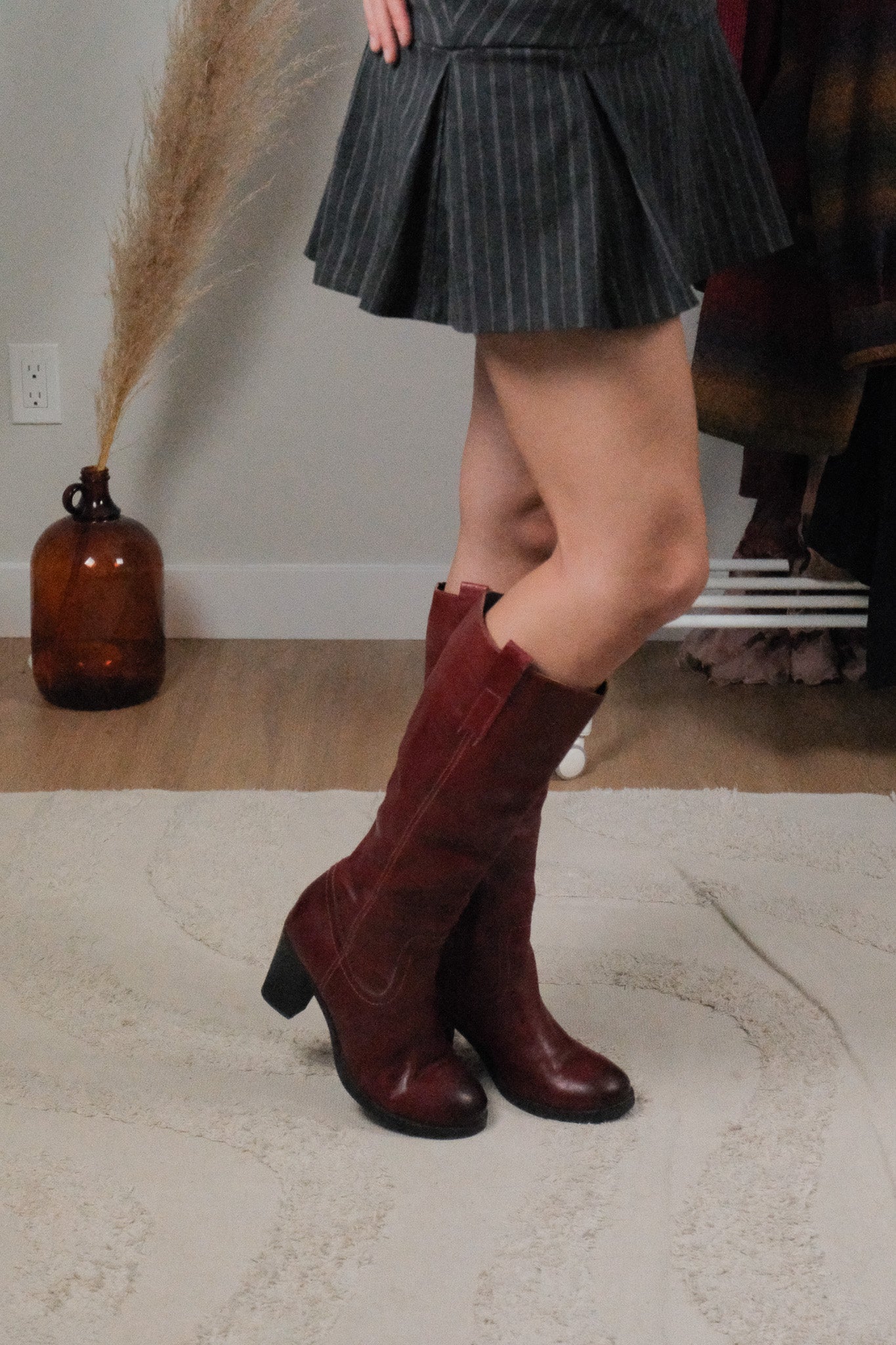 Vintage x Leather Boots (8.5/9)