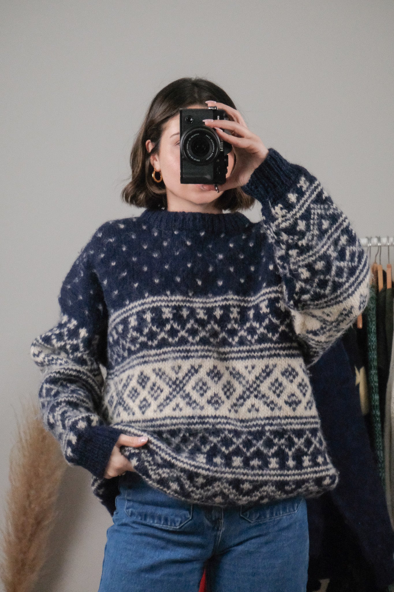 Made in Nepal x Vintage x Wool Chunky Knit (XL)