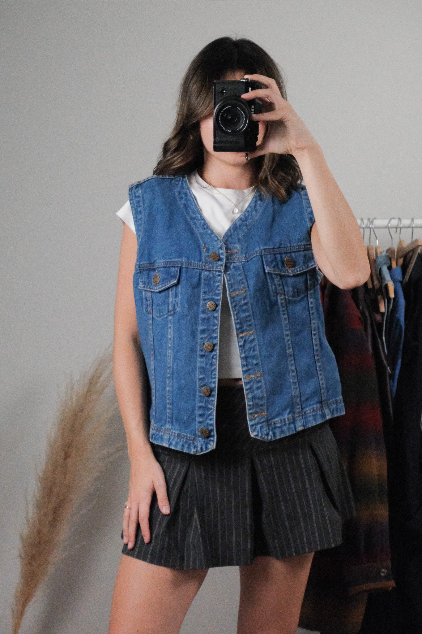 Vintage x Denim Vest (L)