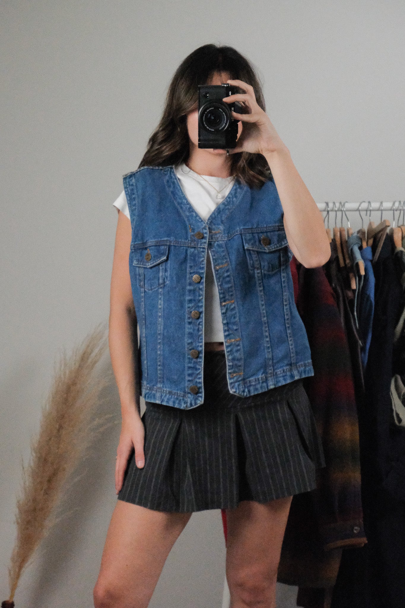 Vintage x Denim Vest (L)
