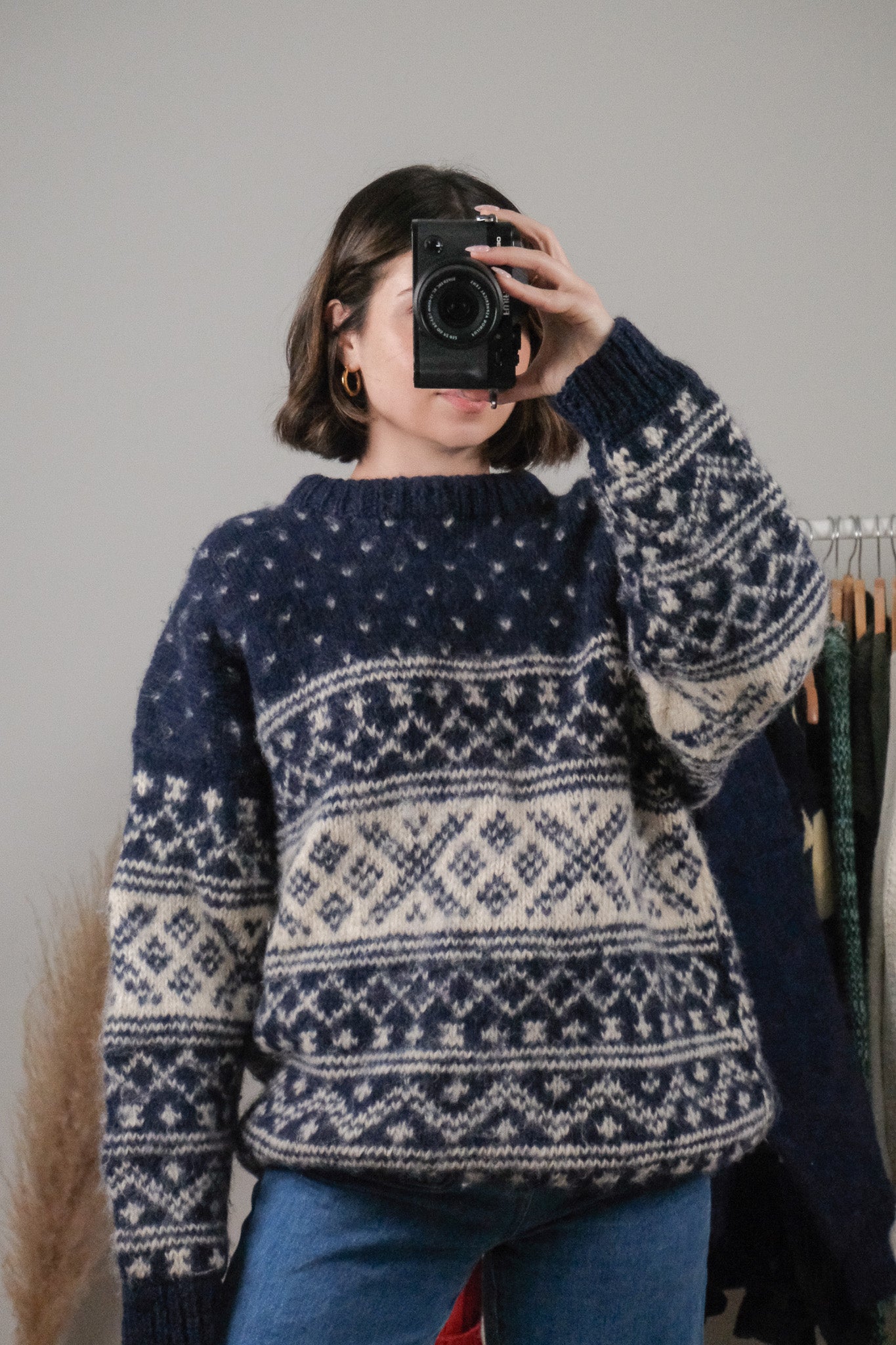 Made in Nepal x Vintage x Wool Chunky Knit (XL)