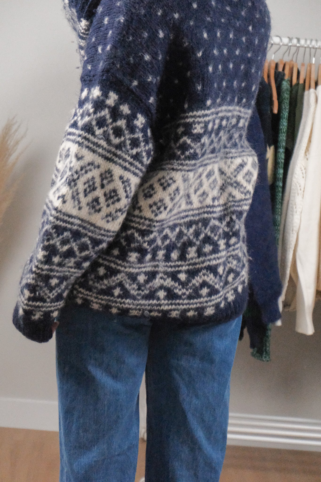 Made in Nepal x Vintage x Wool Chunky Knit (XL)
