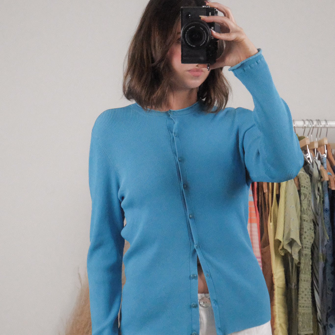 Vintage x Silk Blend Cardigan (M/L)
