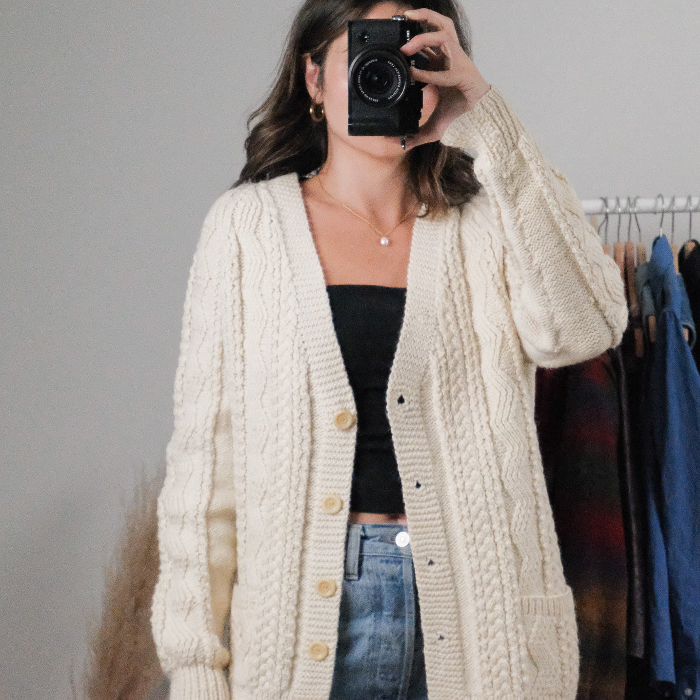 Vintage x Handmade Wool Chunky Cardigan (S-L)