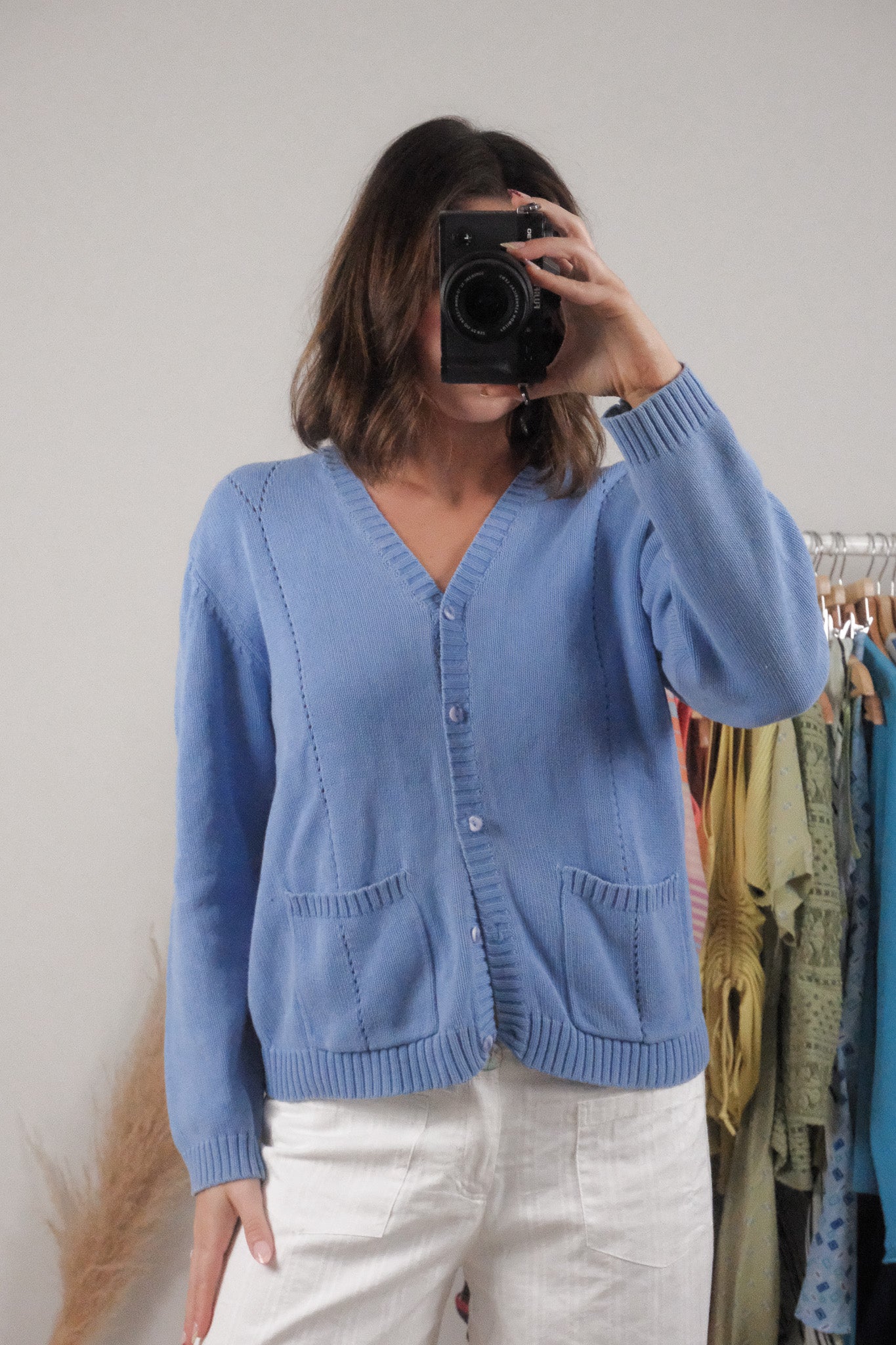 Vintage x Cotton Textured Cardigan (S/M)