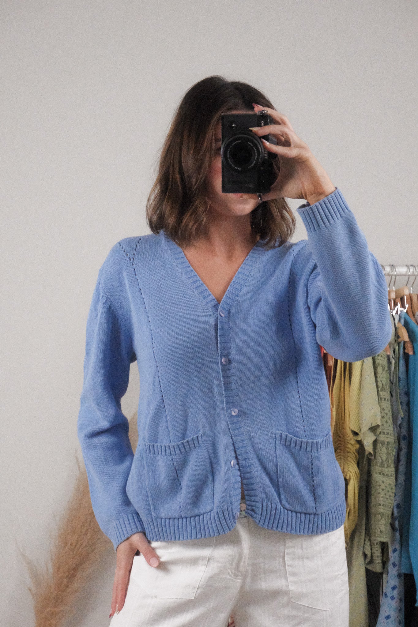 Vintage x Cotton Textured Cardigan (S/M)