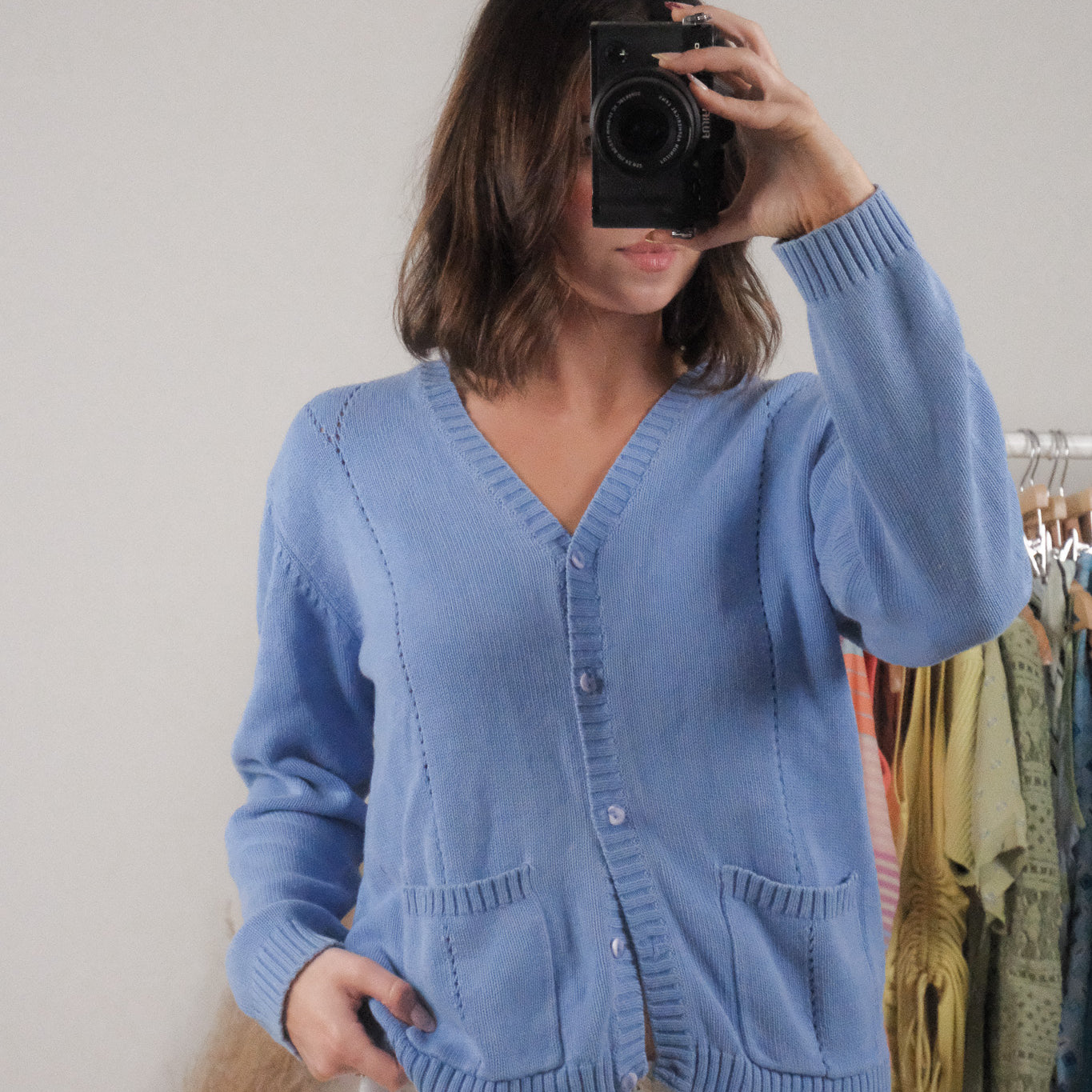 Vintage x Cotton Textured Cardigan (S/M)