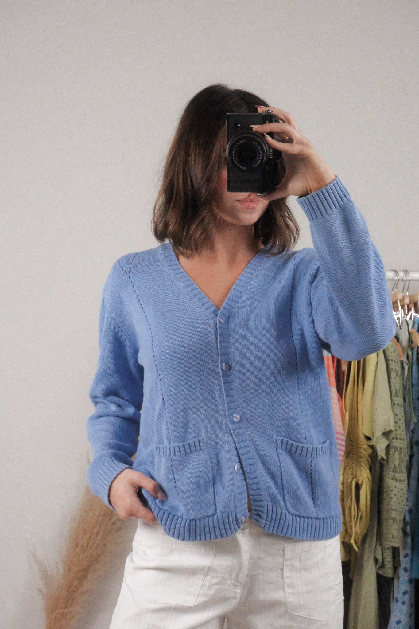Vintage x Cotton Textured Cardigan (S/M)
