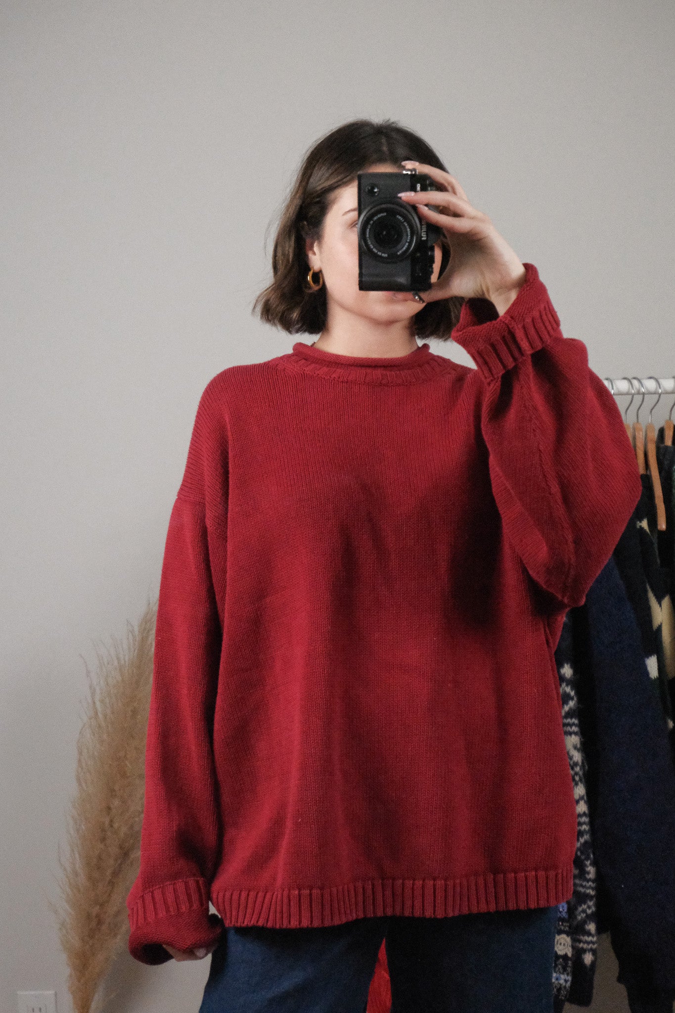 Vintage x Cotton Rolled Neck Sweater (XL/XXL)
