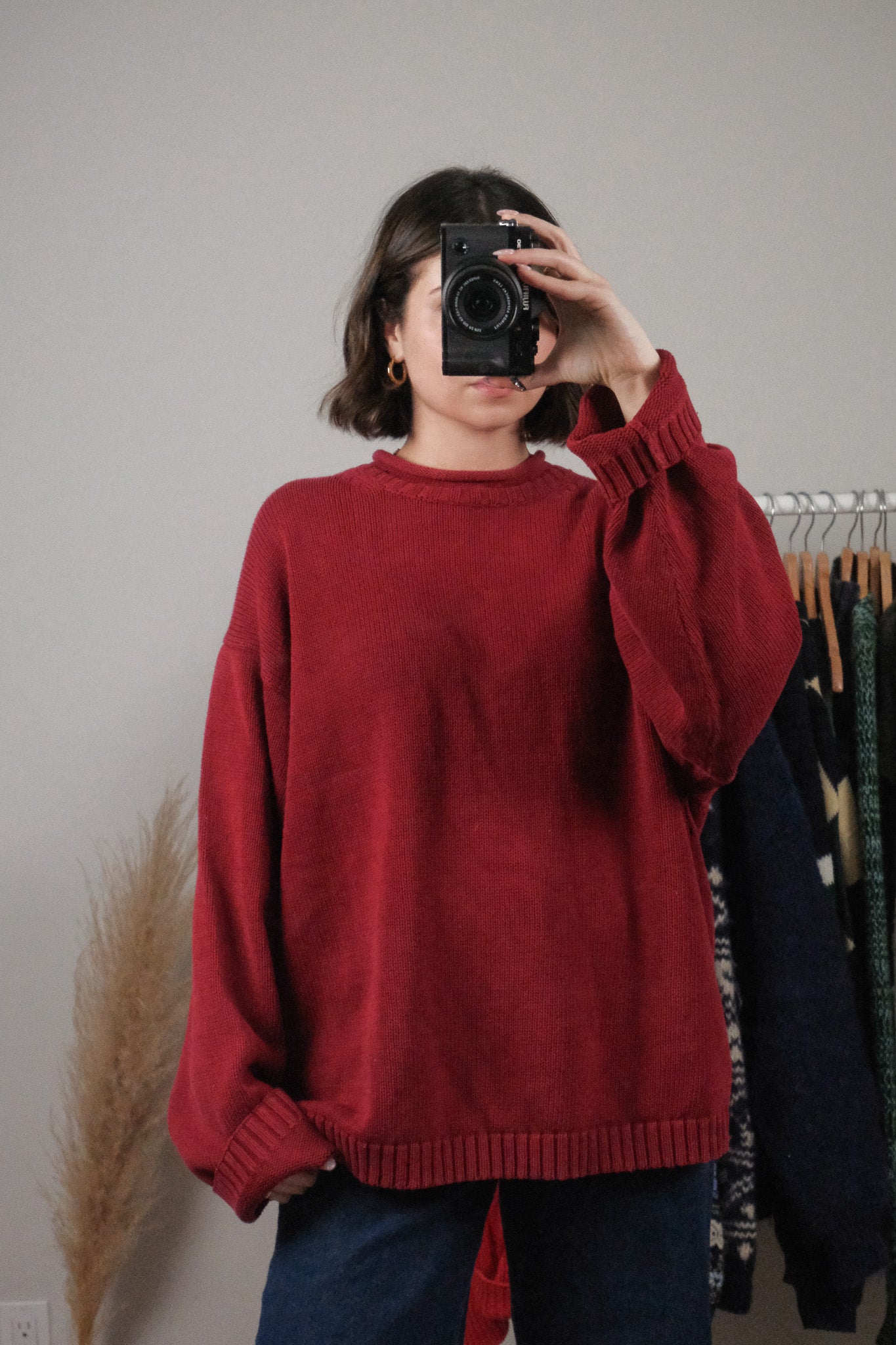 Vintage x Cotton Rolled Neck Sweater (XL/XXL)
