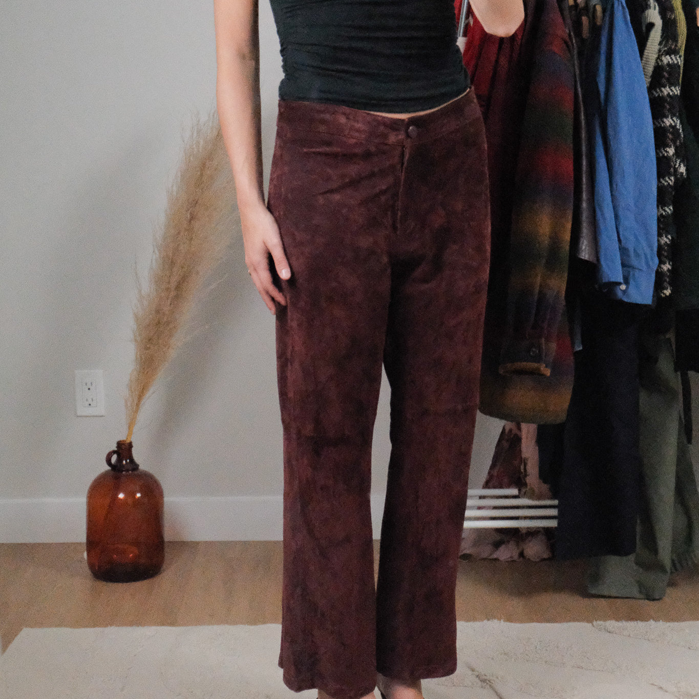 Vintage x Danier Suede Pants (12)