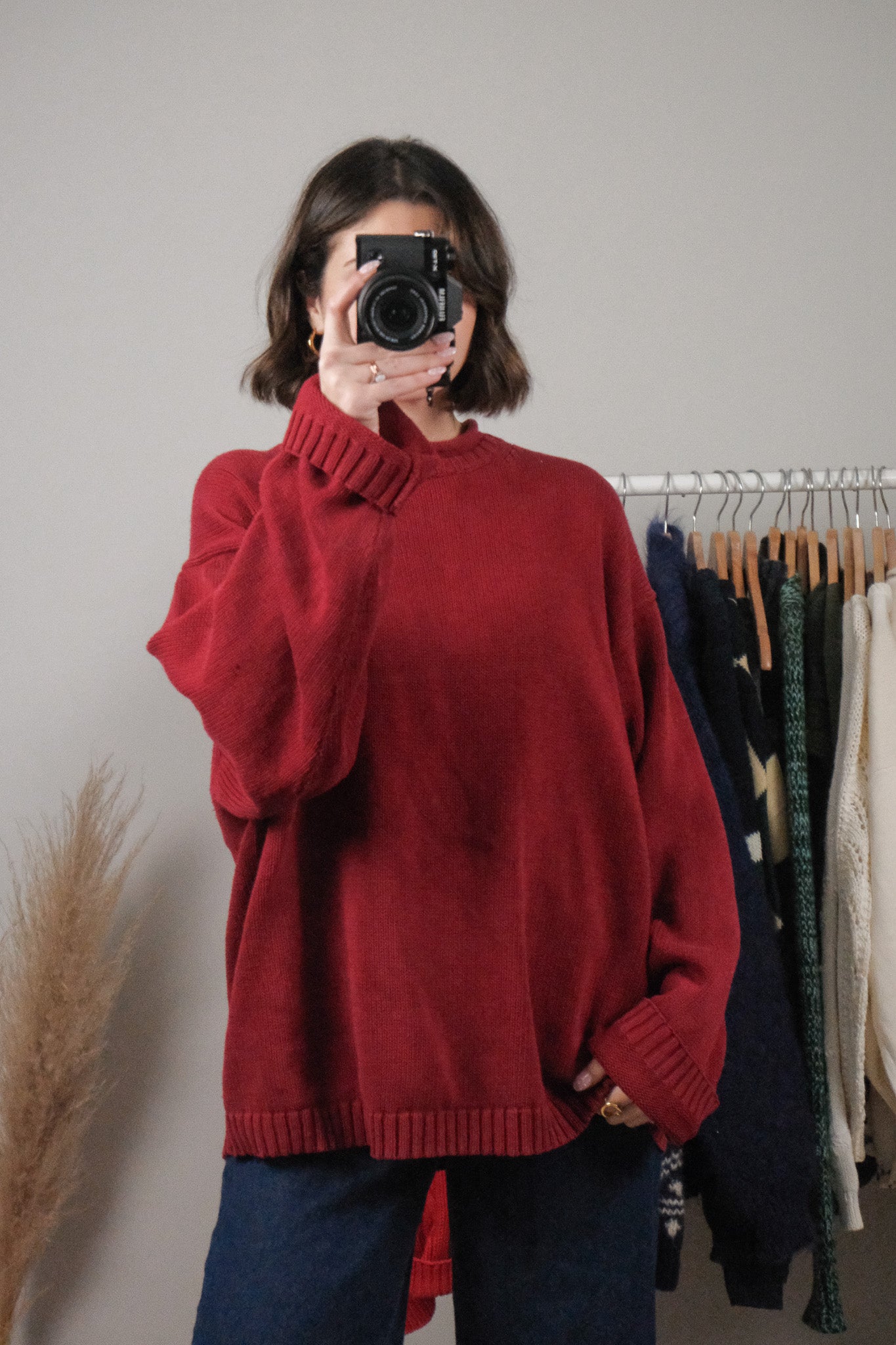 Vintage x Cotton Rolled Neck Sweater (XL/XXL)