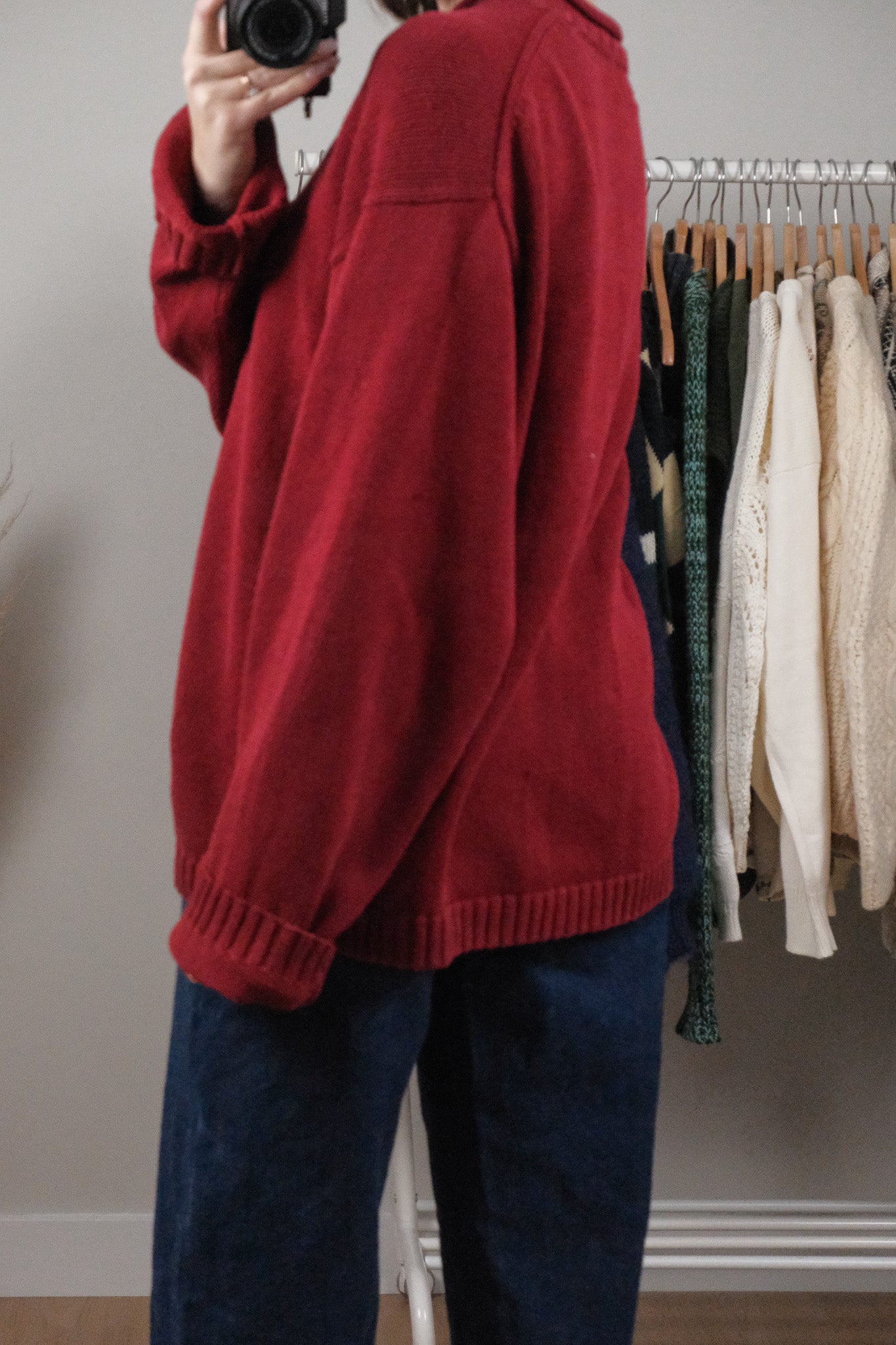 Vintage x Cotton Rolled Neck Sweater (XL/XXL)
