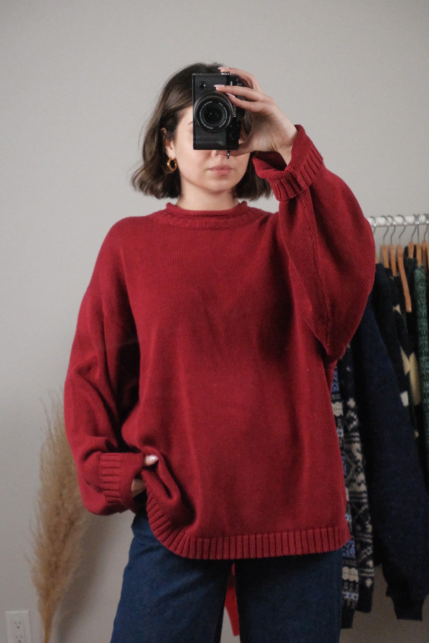 Vintage x Cotton Rolled Neck Sweater (XL/XXL)