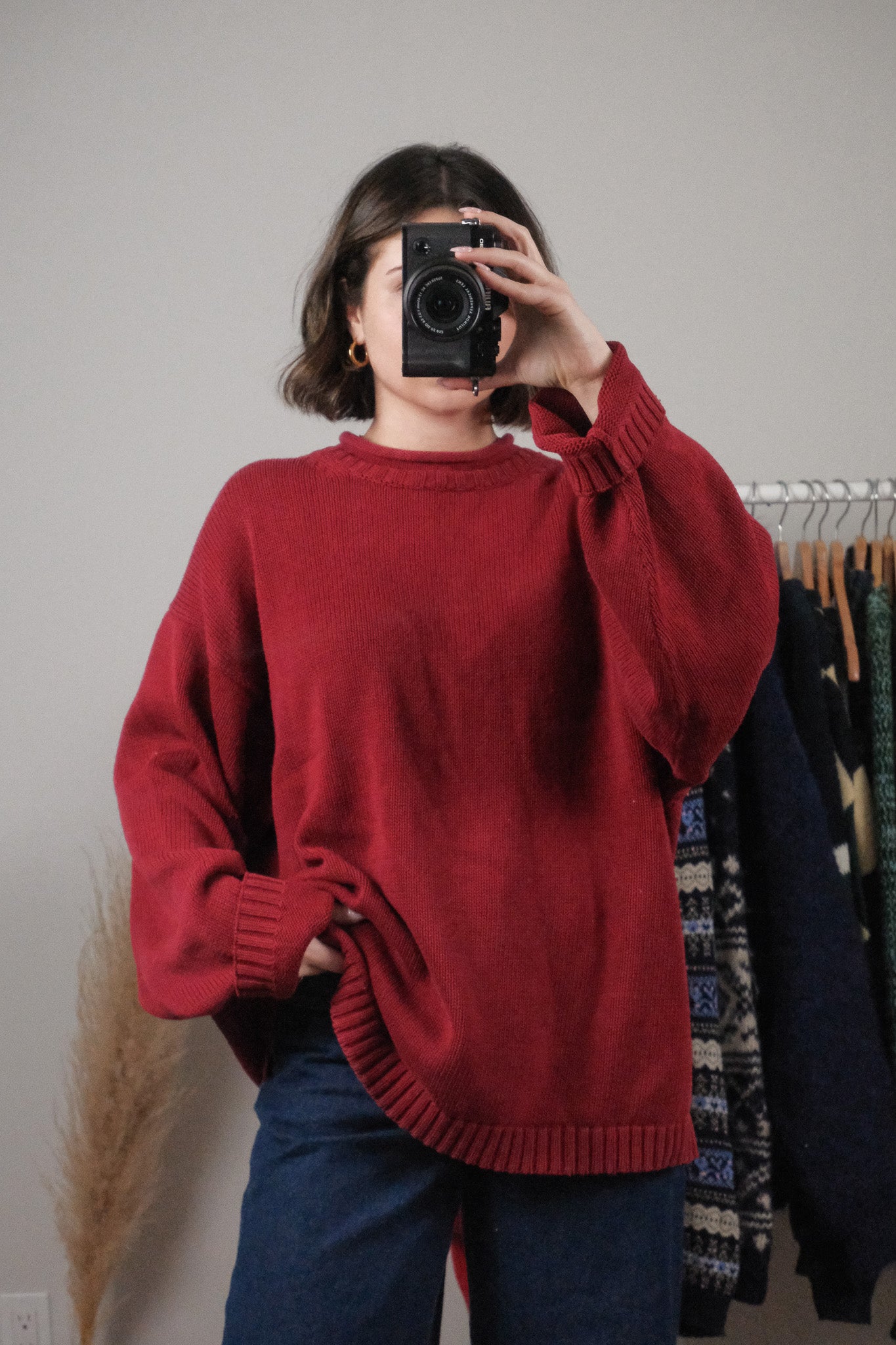 Vintage x Cotton Rolled Neck Sweater (XL/XXL)