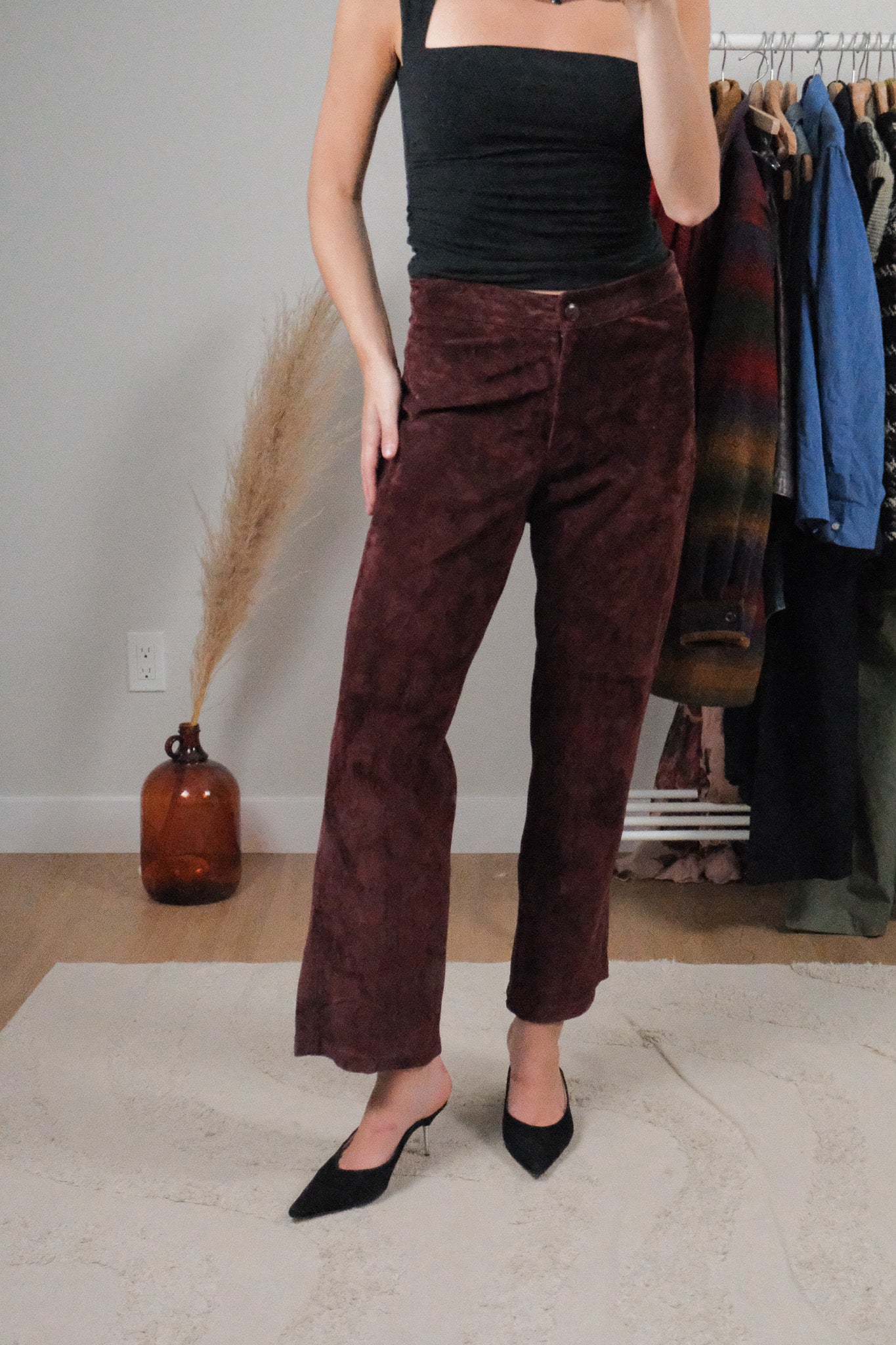 Vintage x Danier Suede Pants (12)