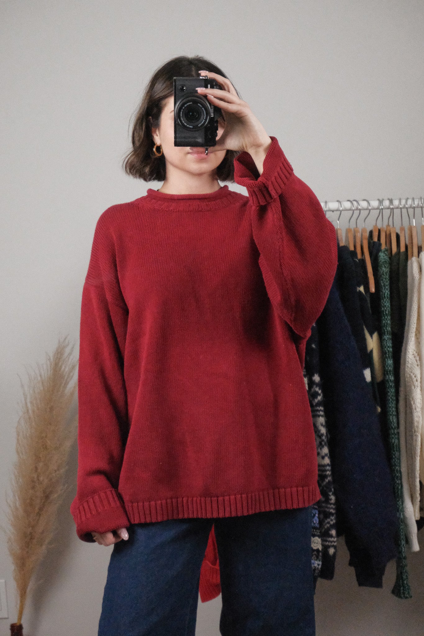 Vintage x Cotton Rolled Neck Sweater (XL/XXL)