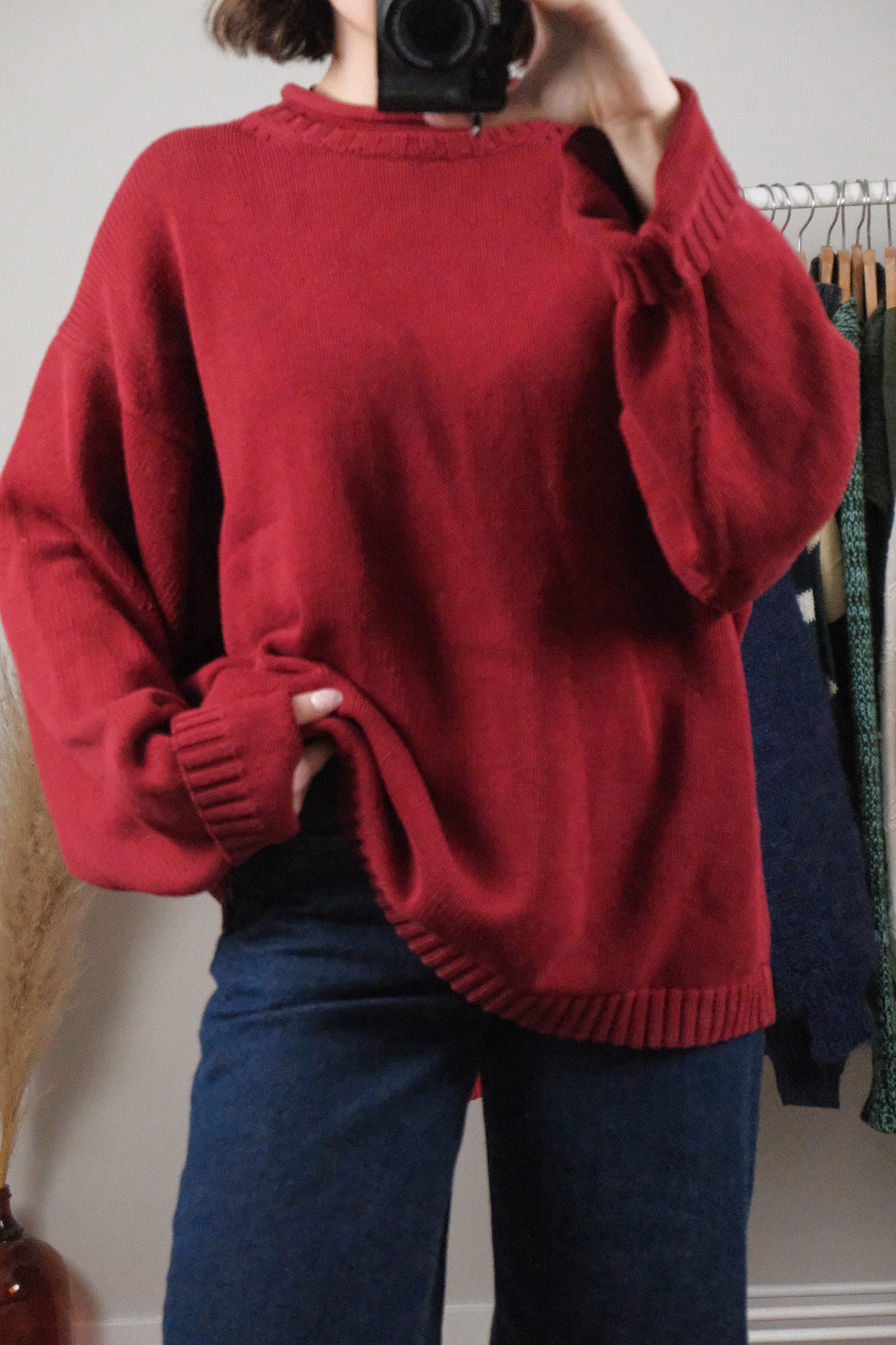 Vintage x Cotton Rolled Neck Sweater (XL/XXL)