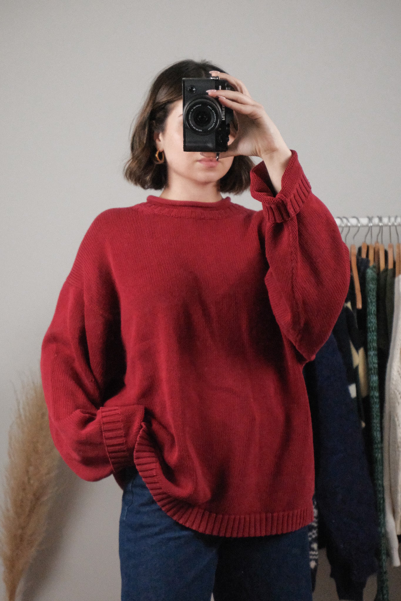 Vintage x Cotton Rolled Neck Sweater (XL/XXL)