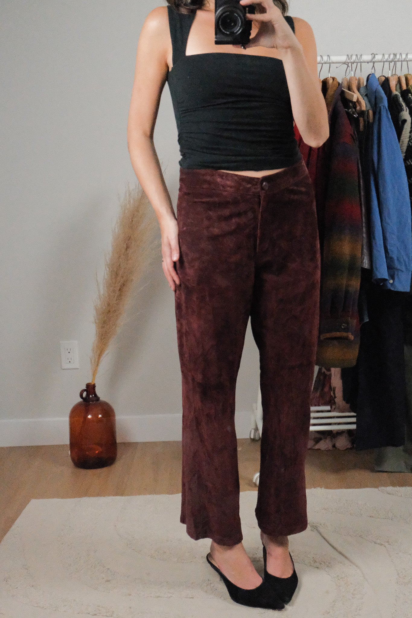Vintage x Danier Suede Pants (12)