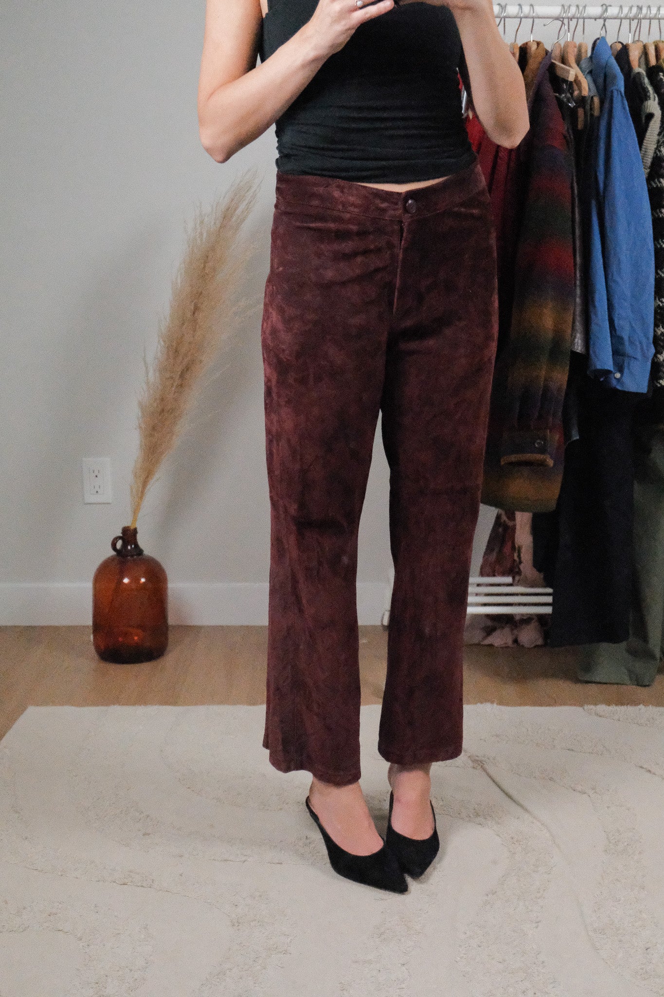 Vintage x Danier Suede Pants (12)