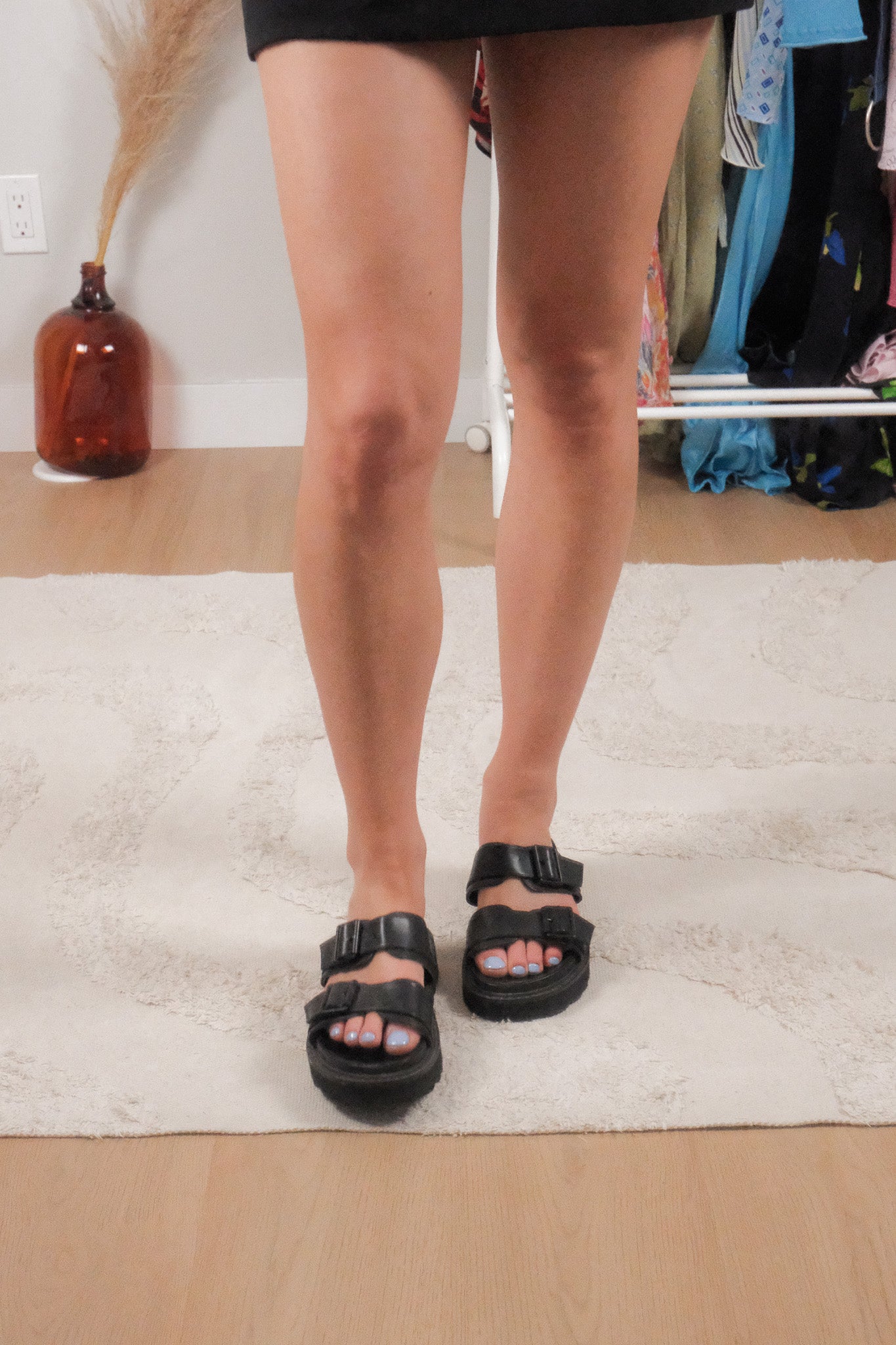 Modern x Faux Leather Sandals (7)
