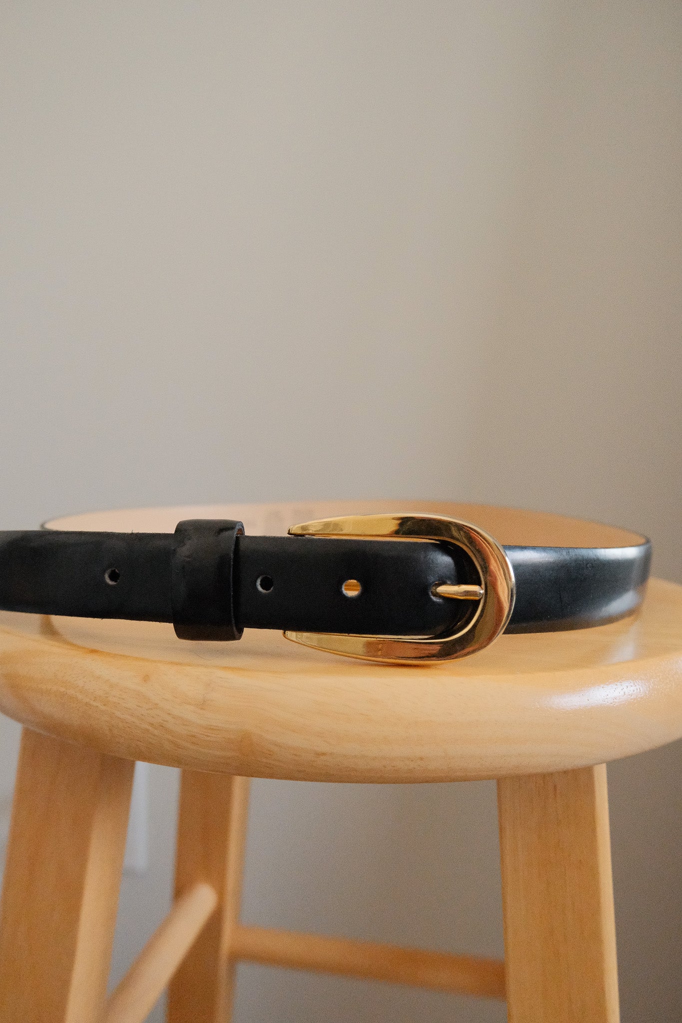 Made in Canada x Vintage x Italian Leather Belt (M)
