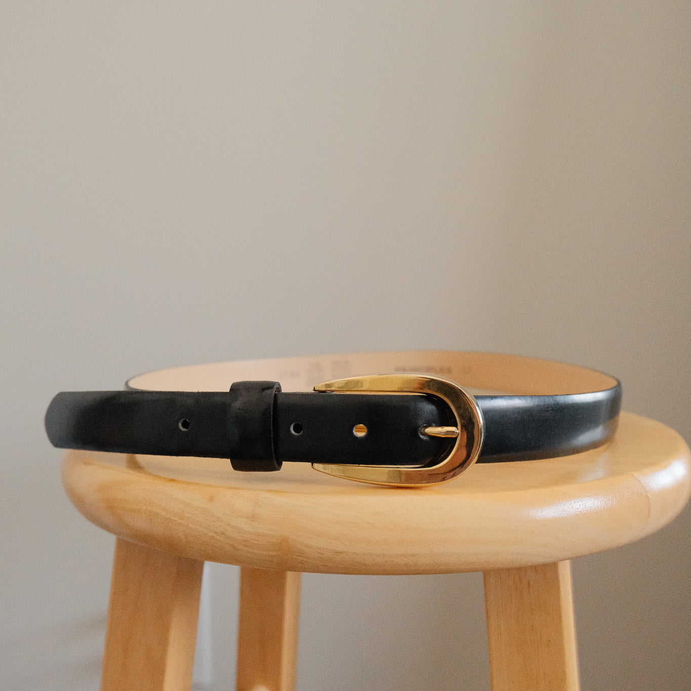 Made in Canada x Vintage x Italian Leather Belt (M)