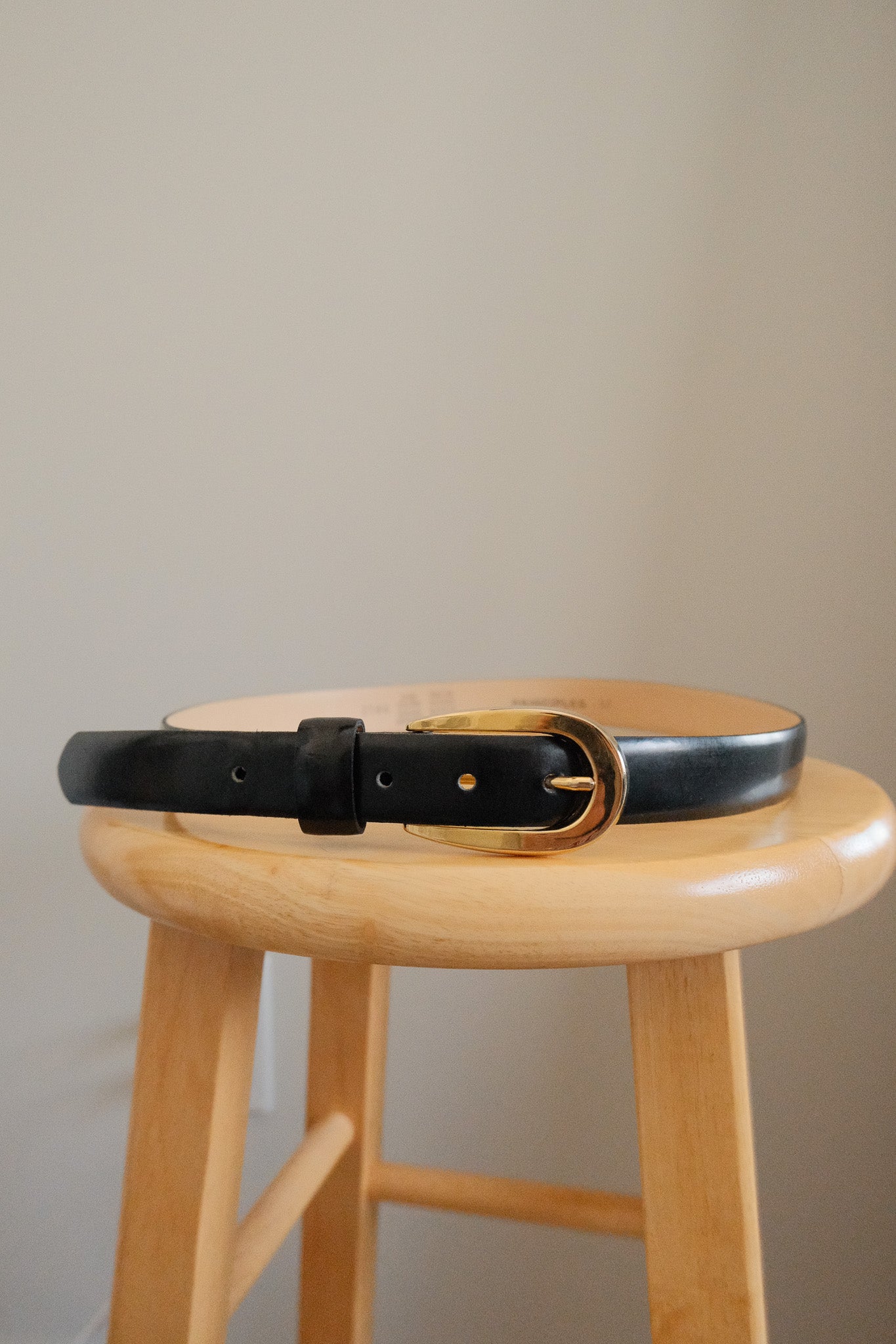 Made in Canada x Vintage x Italian Leather Belt (M)