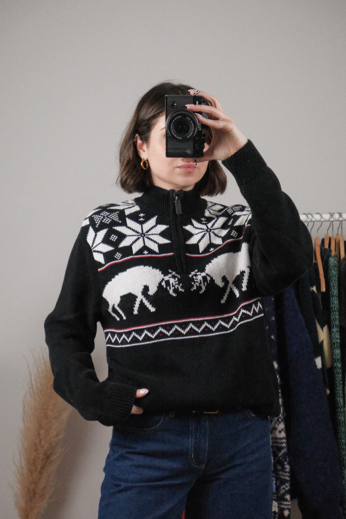 Vintage x Chaps Cotton Quater Zip (M/L)