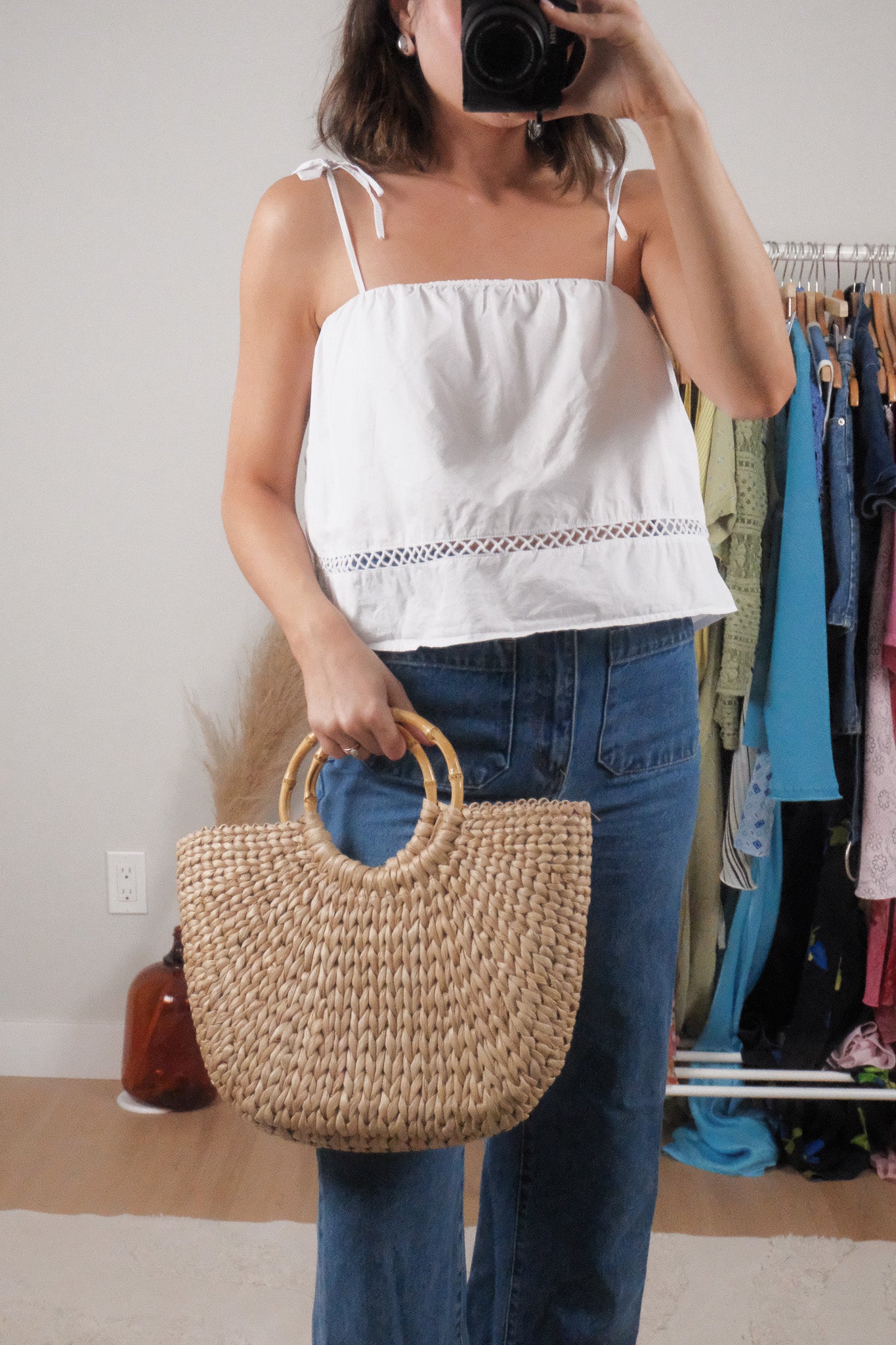 Vintage x Woven Purse