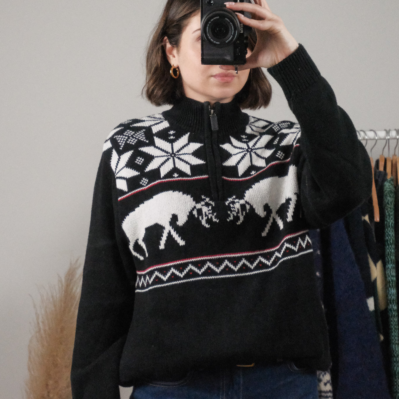 Vintage x Chaps Cotton Quater Zip (M/L)