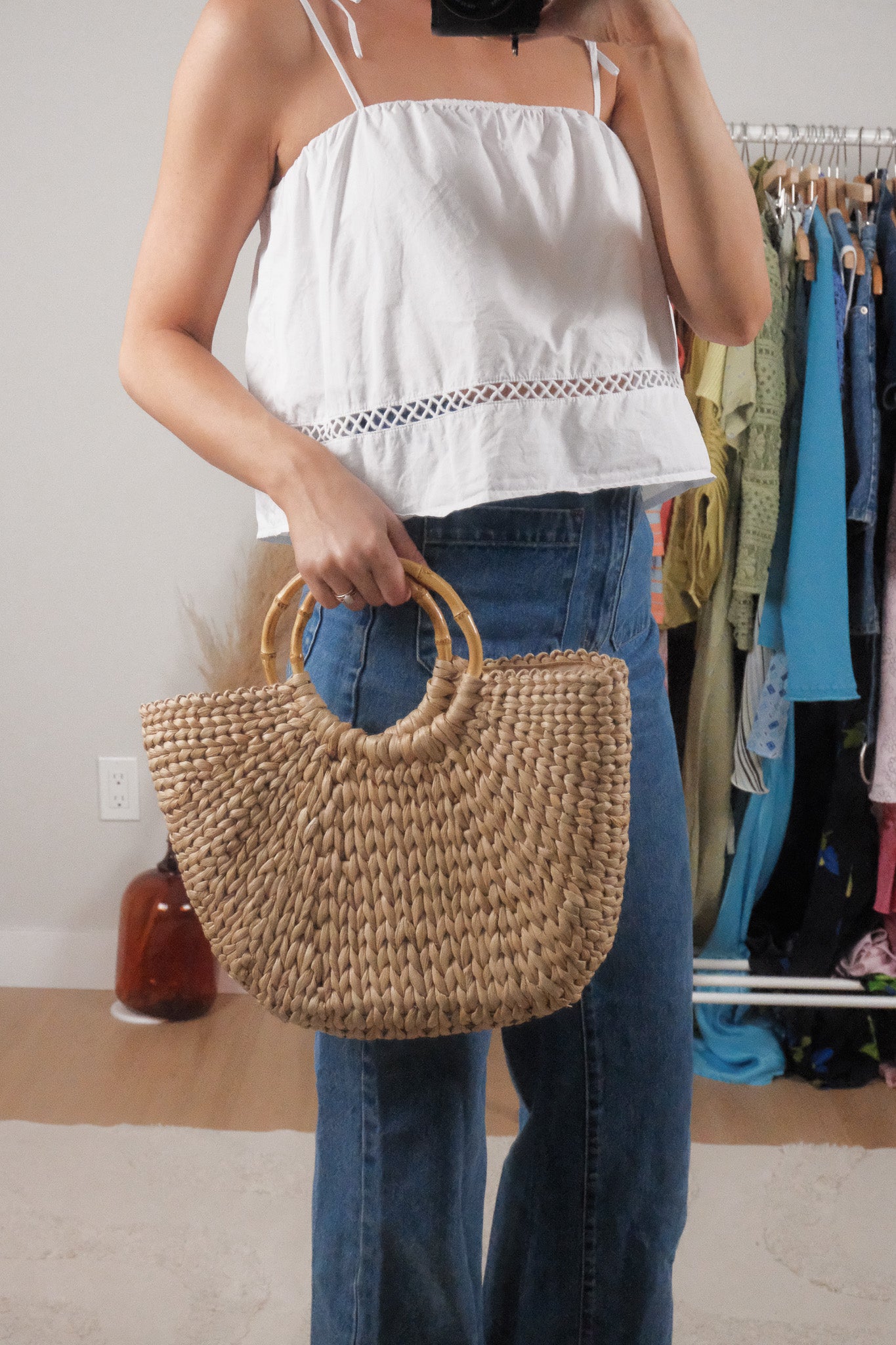 Vintage x Woven Purse