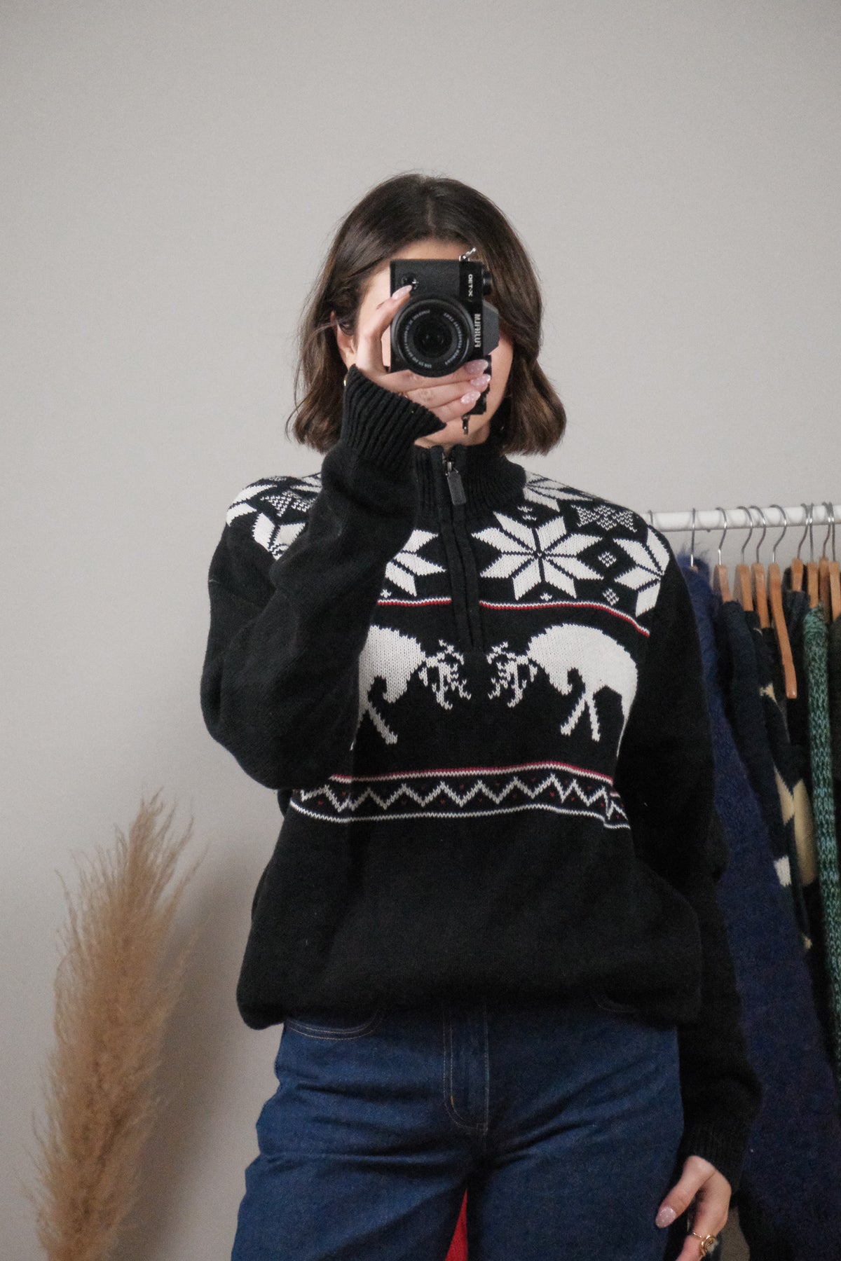 Vintage x Chaps Cotton Quater Zip (M/L)
